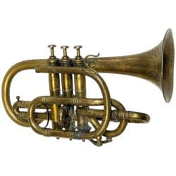 Highly engraved 19th Century Cornet