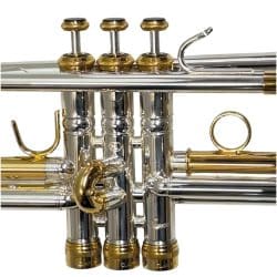 Stomvi Titan Trumpet Copper Bell Gold Plated Trim