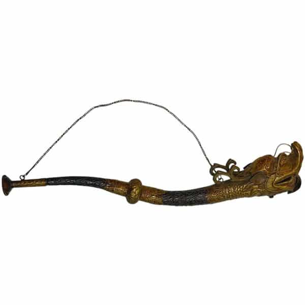 Vintage Tibetan Dragon Horn