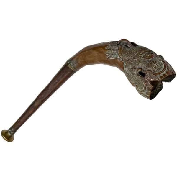 Vintage Tibetan Dragon Horn