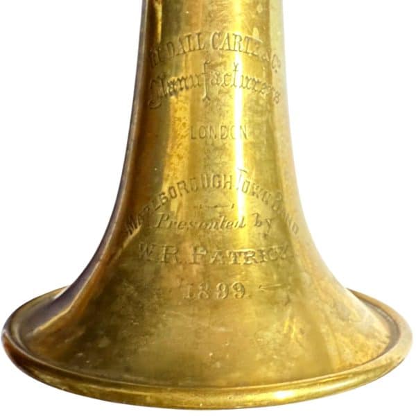 Rudall Carte Post Horn Bell Inscription