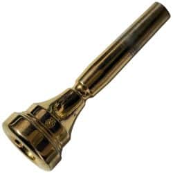 Second Hand Denis Wick 5X trumpet mouthpiece gold plated